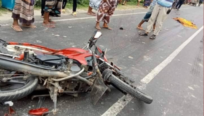 গোদাগাড়ীতে ট্রাক-মোটরসাইকেল মুখোমুখি সংঘর্ষে নিহত ১