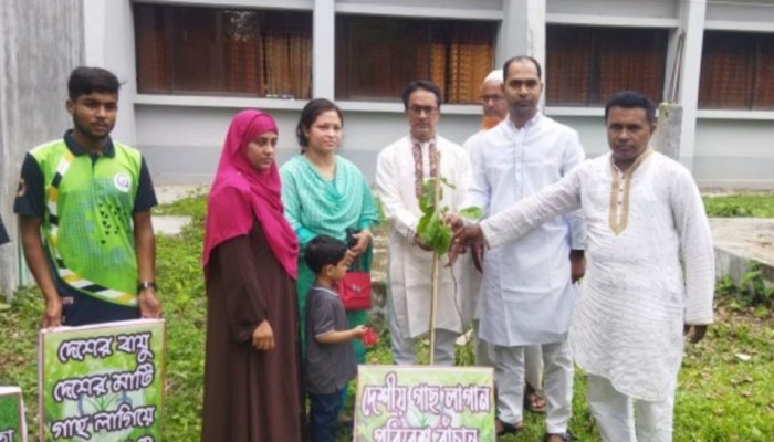 ঠাকুরগাঁওয়ের হরিপুরে বিশ্ব পরিবেশ দিবস উপলক্ষে বৃক্ষরোপণ