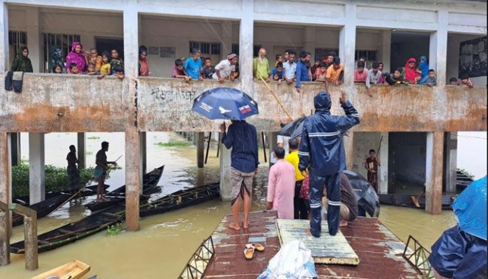 নেত্রকোনায় ৫ লাখ মানুষ পানিবন্দি