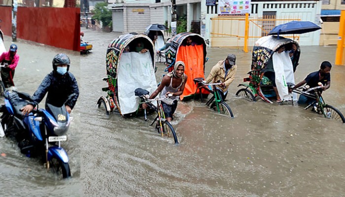 বৃষ্টিতে তলানো বাড়িতে বিদ্যুৎস্পর্শে দুজনের মৃত্যু