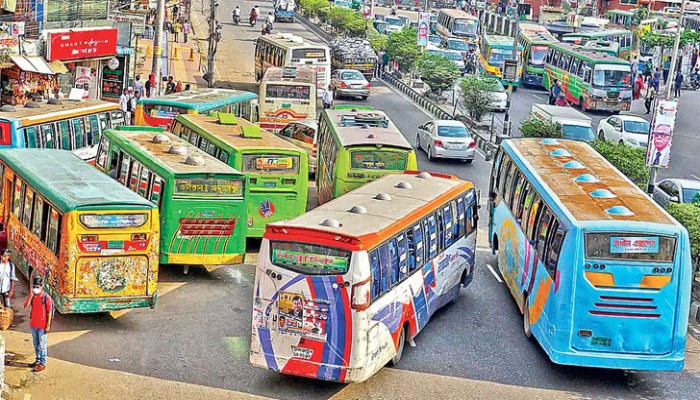 ‘চিরুনি অভিযান চালিয়ে অবৈধ ১৬৪৬ বাস ধ্বংস করব’