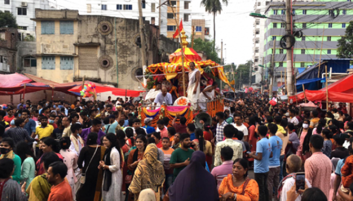 রাজশাহীতে রথের মেলা শুরু