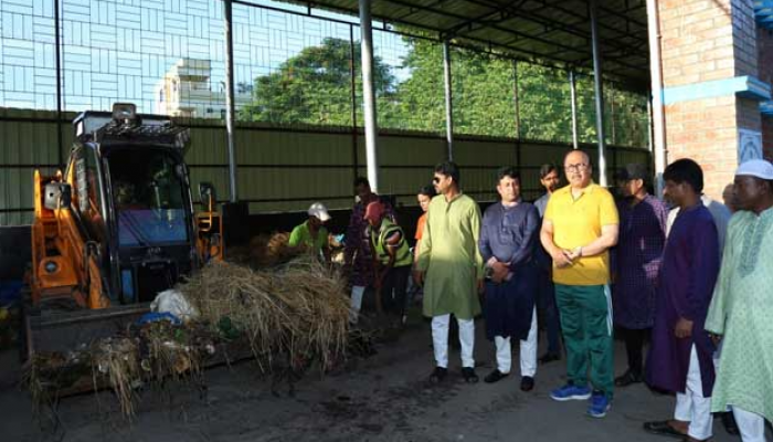 দ্রুত সময়ে কোরবানির বর্জ্য অপসারণে আবারো রাসিকের রেকর্ড