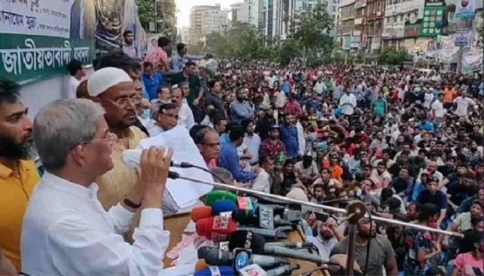 রাজধানীতে ব্যাপক জনসমাগমের প্রস্তুতি বিএনপির