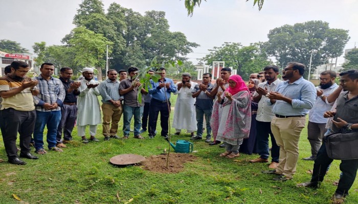 রুয়েট কর্মকর্তা সমিতির উদ্যোগে প্রধানমন্ত্রী শেখ হাসিনার  ৭৬ তম জন্মদিন উপলক্ষে বৃক্ষরোপন কর্মসূচি পালন