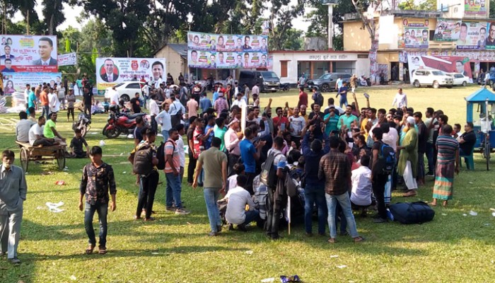 ৩ দিন আগেই সমাবেশস্থলে আসছেন বিএনপি নেতাকর্মীরা