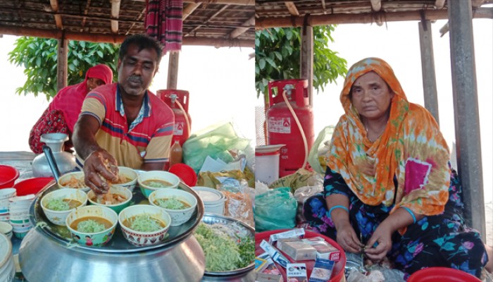 ফুলতলার চটপটিতেই সুদিন ফিরেছে শাহাবুদ্দিন-সেলিনা দম্পতির