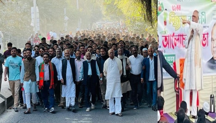 যদি বিএনপি জামাত কোনো ভাবে ক্ষমতায় আসে তা হলে আমরা সাধারন মানুষ কেউ ভালো থাকতে পারবো না-খন্দকার আজিজুল হক আরজু