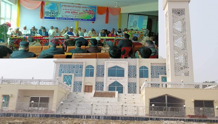 নিয়ামতপুরে মডেল মসজিদ ও ইসলামিক সংস্কৃতি কেন্দ্রের শুভ উদ্বোধন