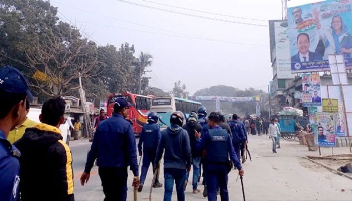 রাজশাহীতে আওয়ামী লীগের দুপক্ষের সংঘর্ষ