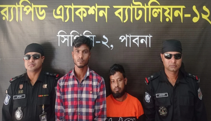 পাবনার বেড়ায় ১০৫ কেজি গাঁজাসহ র‍্যাবের হাতে আটক ২