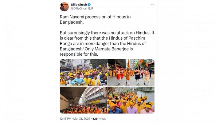 বাংলাদেশে ধর্মীয় সম্প্রীতির উদার প্রশংসায় বিজেপি