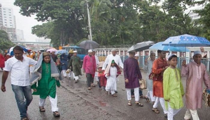 ঈদের দিনেও বৃষ্টির আভাস, তাপমাত্রা কমবে ১-৩ ডিগ্রি সেলসিয়াস