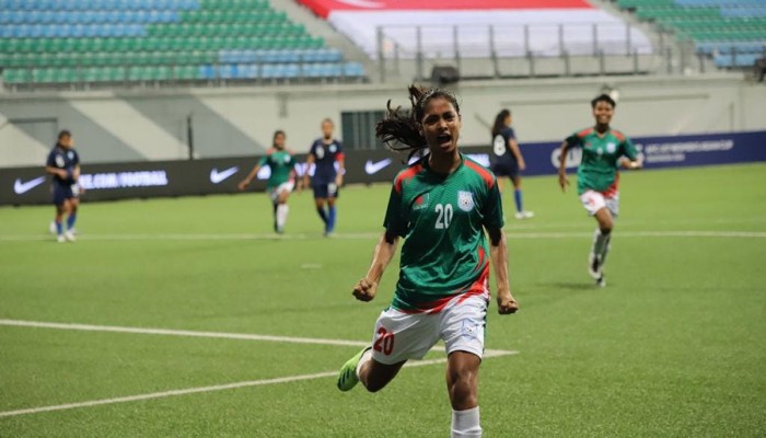 সিঙ্গাপুরকে উড়িয়ে পরের রাউন্ডে বাংলাদেশ