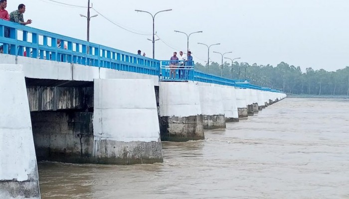 তিস্তার পানি আবারও বিপৎসীমার উপর