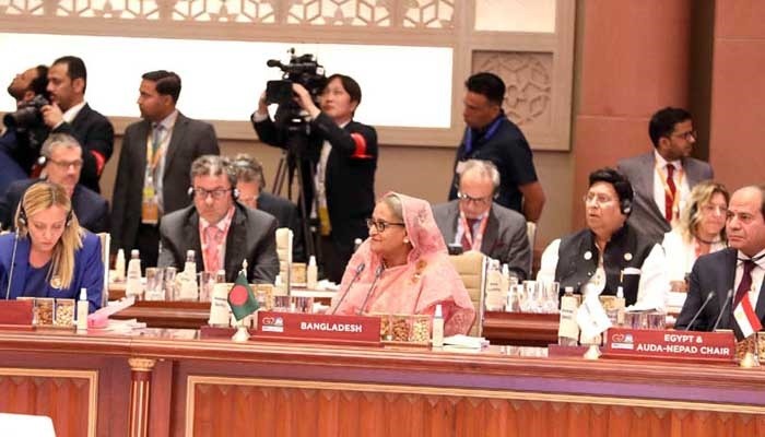 বৈশ্বিক সংকট মোকাবিলায় উদ্যোগ গ্রহণে গুরুত্বারোপ প্রধানমন্ত্রীর
