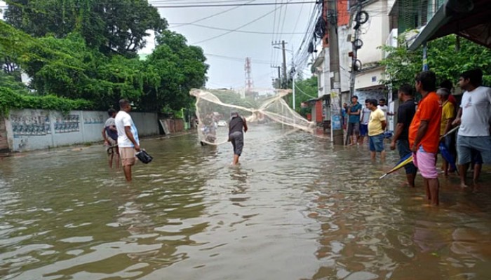 রাজশাহীতে ১০ বছরের সর্বোচ্চ বৃষ্টিপাত রেকর্ড