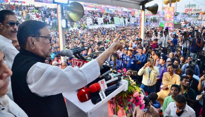 ফখরুলদের সময় শেষ, নির্বাচনে আসেন নইলে সব হারাবেন: কাদের