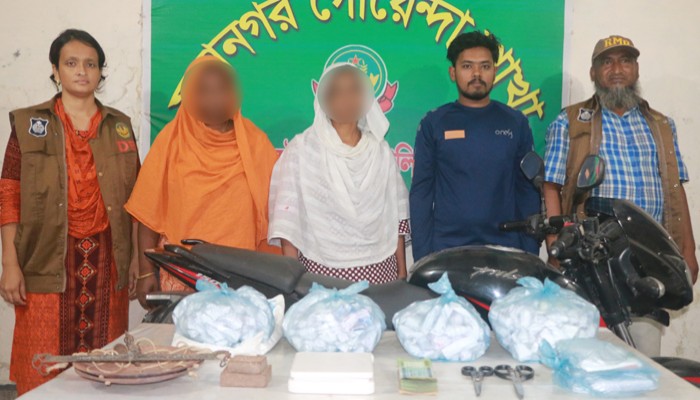 নগরীতে ২ কেজি গাঁজাসহ তিনজন গ্রেফতার
