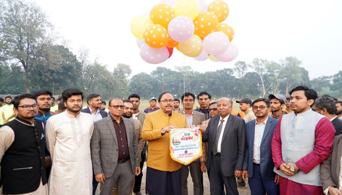 রুয়েটে আন্তঃহল ক্রীড়া প্রতিযোগিতার উদ্বোধন করলেন রাসিক মেয়র