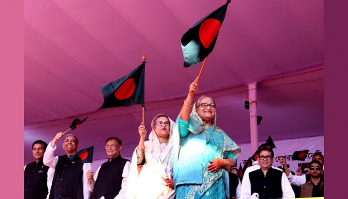 স্মার্ট বাংলাদেশ, স্মার্ট অর্থনীতি, স্মার্ট সোসাইটি গড়ার প্রতিশ্রুতি শেখ হাসিনার