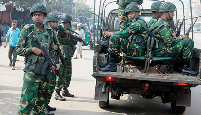 ২৯ ডিসেম্বর সেনাসহ সব বাহিনী টহলে নামবে