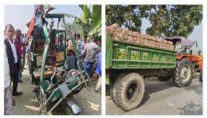 গোদাগাড়ী সড়ক দুর্ঘটনায় নারীর মৃত্যু, আহত ৫ জন