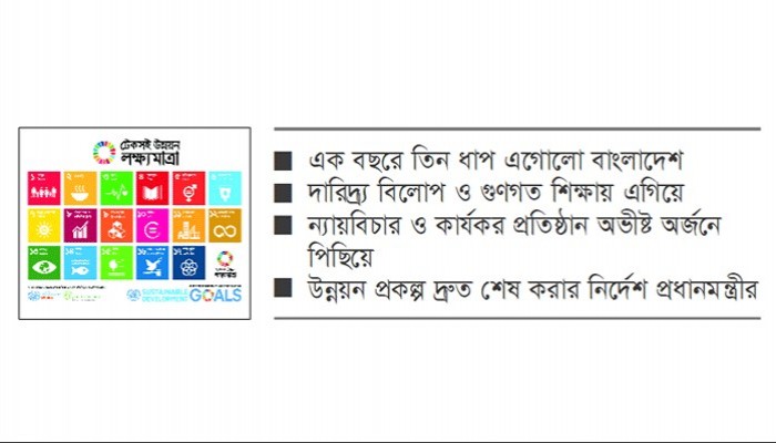 এসডিজি লক্ষ্য অর্জনে অগ্রগতি