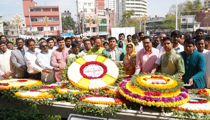 রাসিকের উদ্যোগে ঐতিহাসিক ৭ই মার্চ দিবস পালিত