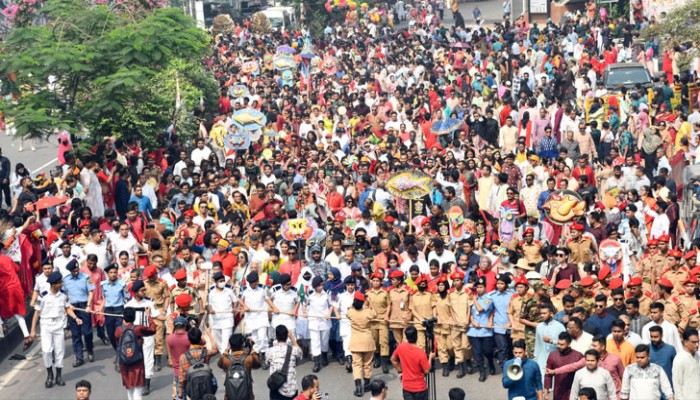 সাম্প্রদায়িকতা রুখে দেওয়ার প্রত্যয়ে বর্ষবরণ উৎসব উদযাপিত