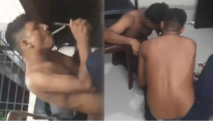 রাজশাহীতে রেলওয়ের নিরাপত্তা বাহিনীর দুই সদস্যের মাদকসেবনের ভিডিও ভাইরাল