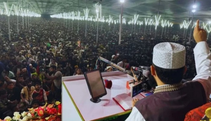 মিজানুর রহমান আজহারির বয়ান শুনলেন লাখো জনতা