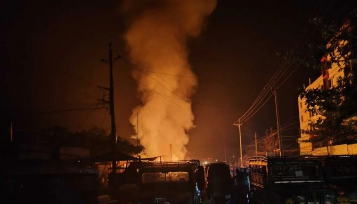 খাগড়াছড়িতে অগ্নিকাণ্ডে ১০ দোকান পুড়ে ছাই