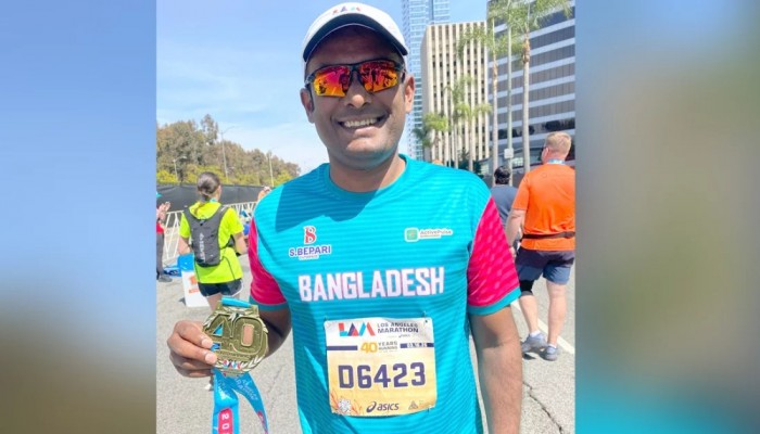 লস অ্যাঞ্জেলেস ম্যারাথনে বাংলাদেশের আল আমিন