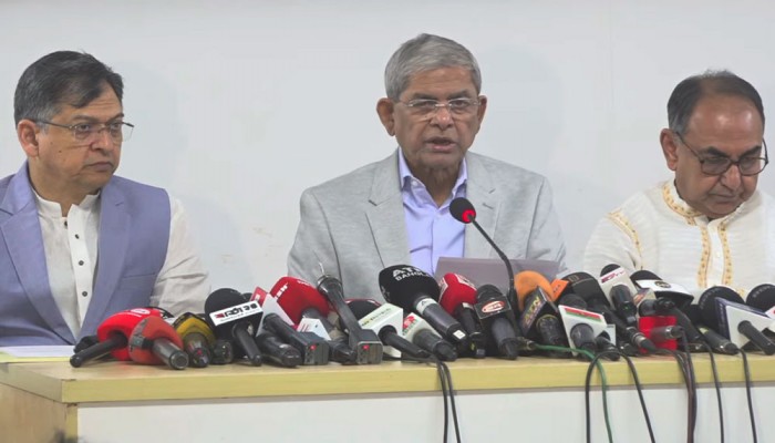 অন্তর্বর্তী সরকারকে সর্বোচ্চ নিরপেক্ষ থাকতে হবে : মির্জা ফখরুল