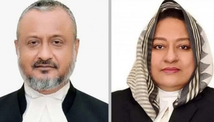 সুপ্রিম কোর্টের আপিল বিভাগে শপথ নিলেন দুই বিচারপতি