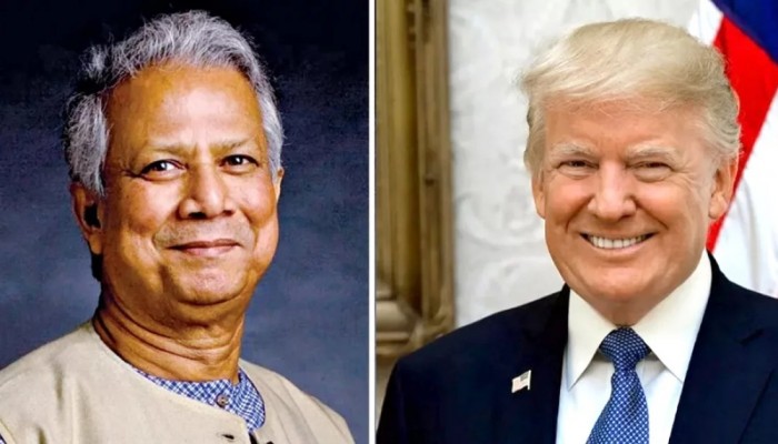 স্বাধীনতা দিবস উপলক্ষ্যে প্রধান উপদেষ্টা ও বাংলাদেশের জনগণকে ট্রাম্পের শুভেচ্ছা