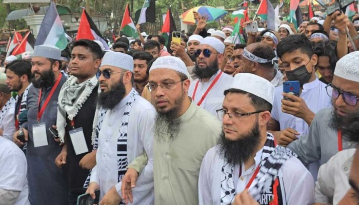 কুরআন তিলাওয়াতের মধ্য দিয়ে শুরু হলো ‘মার্চ ফর গাজা’ কর্মসূচি