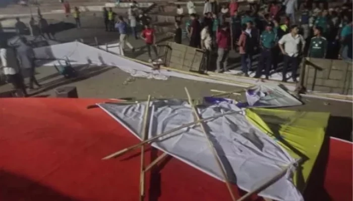 চট্টগ্রাম ডিসি হিলে পহেলা বৈশাখের মঞ্চ ভাঙচুর, আটক ৬