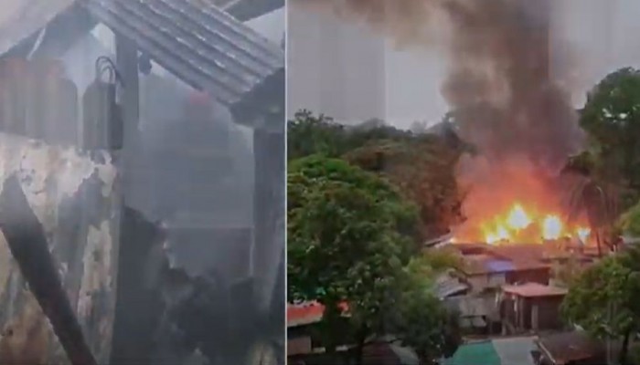 চট্টগ্রামে সিআরবি মালিপাড়া বস্তিতে ভয়াবহ আগুন