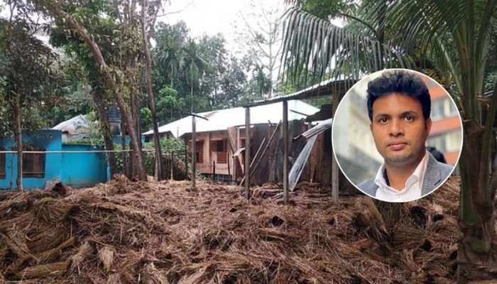 পঞ্চগড়ে ছাত্রলীগ সভাপতি সাদ্দামের বাড়িতে আগুন