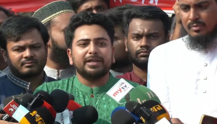 প্রশাসন বিএনপির পক্ষে কাজ করছে, এ অবস্থায় নির্বাচন সম্ভব নয় : নাহিদ