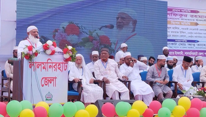 বিচার না হলে জনগণ কোনো নির্বাচন মেনে নেবে না : জামায়াতের আমির