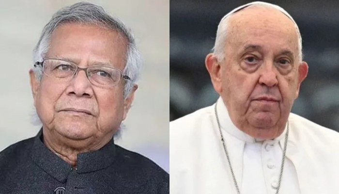 পোপ ফ্রান্সিসের মৃত্যুতে প্রধান উপদেষ্টার শোক