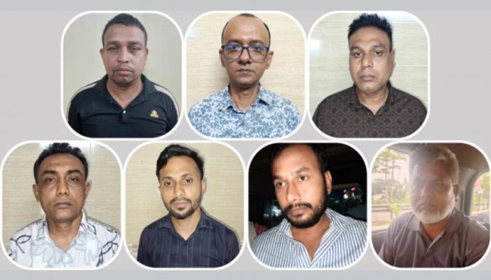 রাজধানীতে আওয়ামী লীগ ও নিষিদ্ধ ছাত্রলীগের ৭ সদস্য গ্রেপ্তার