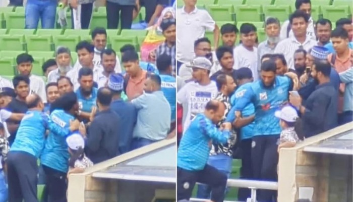 মেজাজ হারিয়ে গ্যালারিতে দর্শকের দিকে তেড়ে গেলেন মাহমুদউল্লাহ