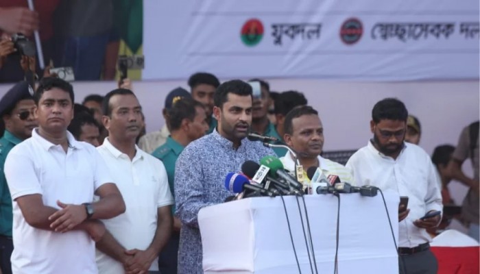 বিএনপির সমাবেশে যোগ দিয়ে যা বললেন তামিম