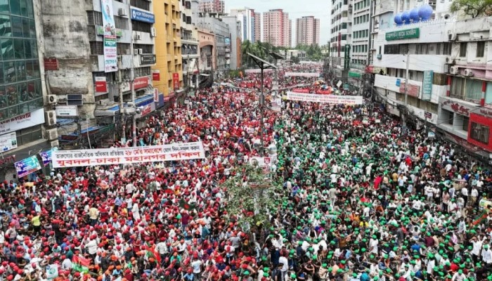নয়াপল্টনে বিএনপির ‘তারুণ্যের সমাবেশ’ শুরু