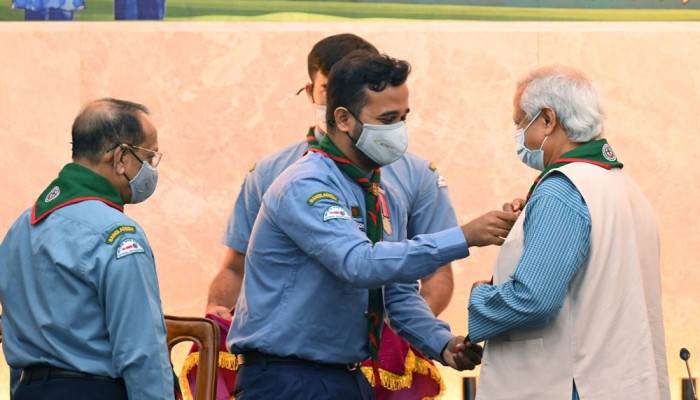 দেশব্যাপী স্কাউটস কাব কার্নিভালের উদ্বোধন করলেন প্রধান উপদেষ্টা