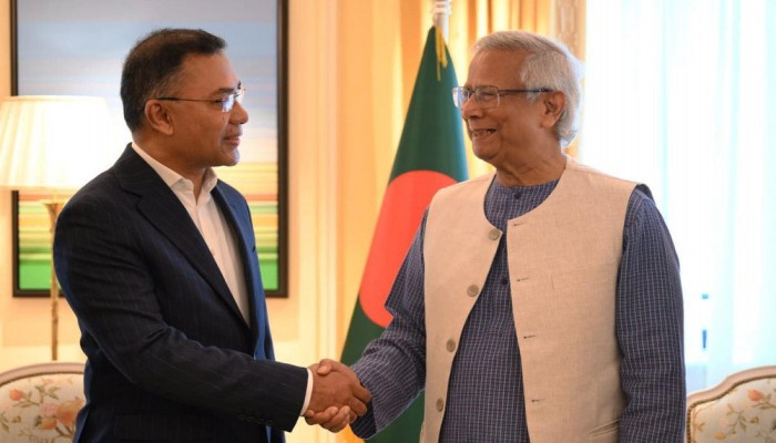 ড. ইউনূসকে তারেক রহমানের শুভেচ্ছা